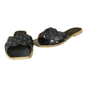 Women's Dolce Vita Rubber Sandal Slides Black US Size 8.5